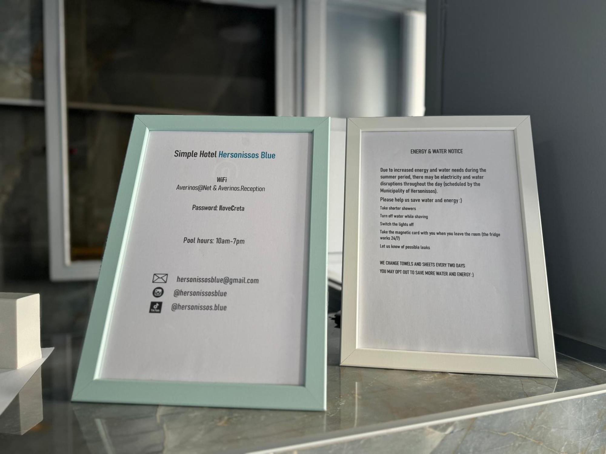 Simple Hotel Hersonissos Blue 외부 사진